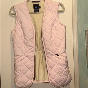 NWOT  FAMOUS BRAND FACONNOBLE PINK ZIP SKI VEST SZ 00 XS. 2 or 4